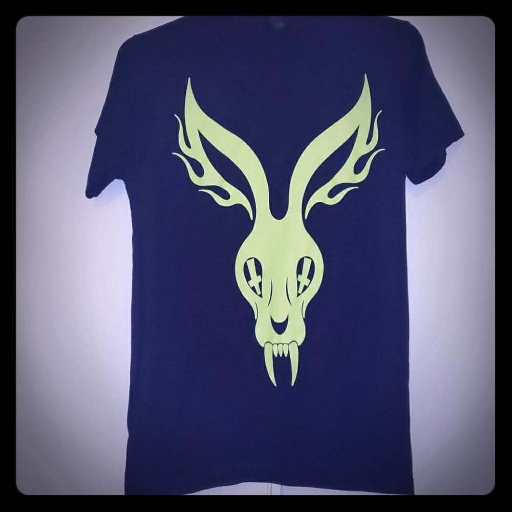 Mr BungleT-shirt  Neon green and black.